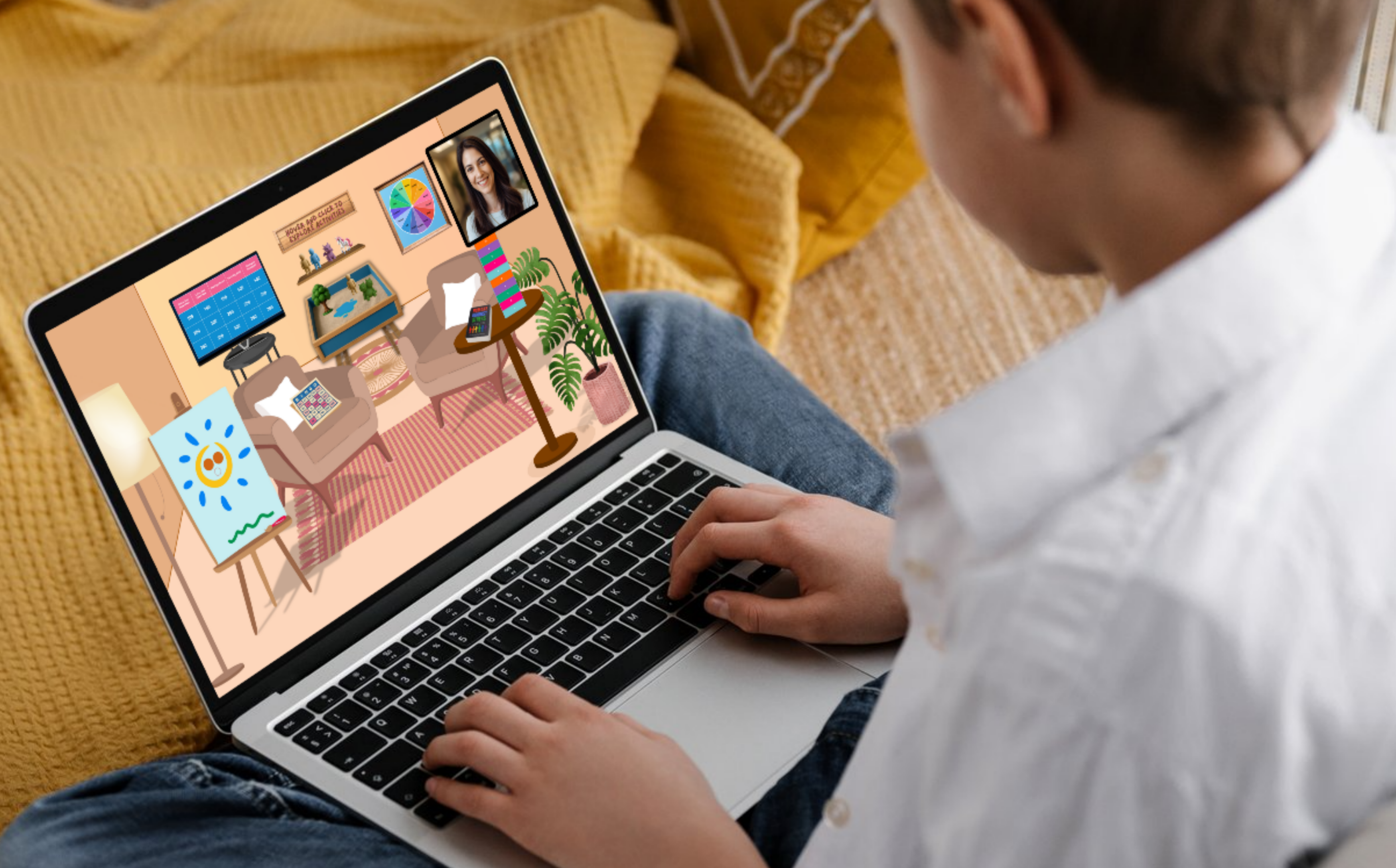 Try this popular online sand tray session with kids and clients of all ages